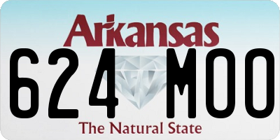 AR license plate 624MOO