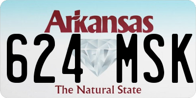 AR license plate 624MSK