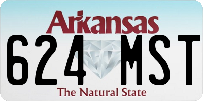 AR license plate 624MST