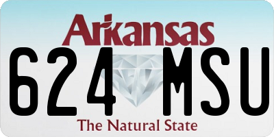 AR license plate 624MSU