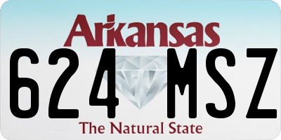 AR license plate 624MSZ