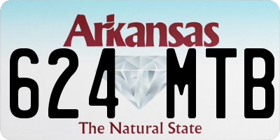 AR license plate 624MTB