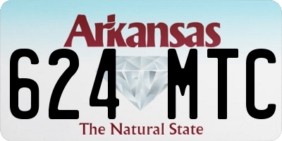 AR license plate 624MTC