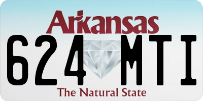 AR license plate 624MTI