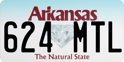 AR license plate 624MTL