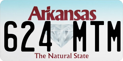 AR license plate 624MTM