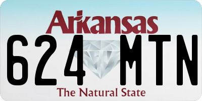 AR license plate 624MTN