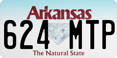 AR license plate 624MTP