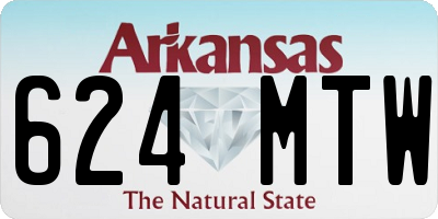 AR license plate 624MTW