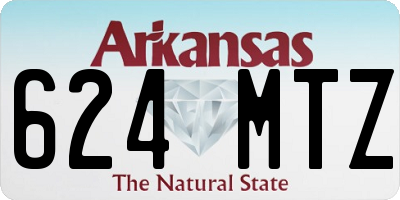 AR license plate 624MTZ