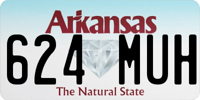 AR license plate 624MUH