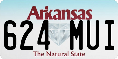 AR license plate 624MUI