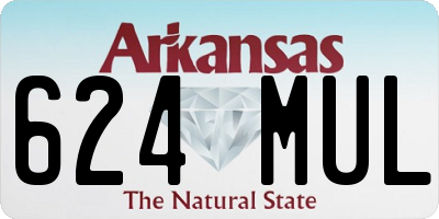 AR license plate 624MUL