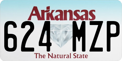 AR license plate 624MZP