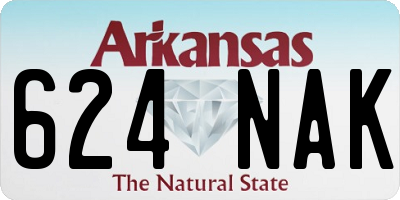 AR license plate 624NAK