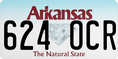 AR license plate 624OCR