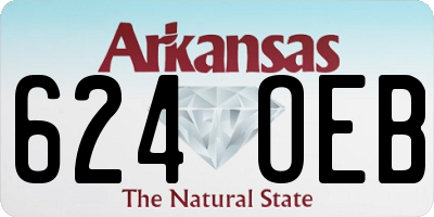 AR license plate 624OEB