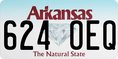 AR license plate 624OEQ