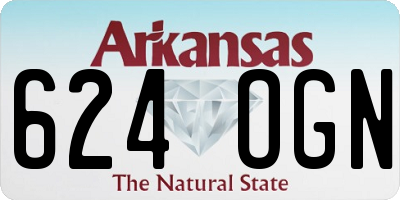 AR license plate 624OGN