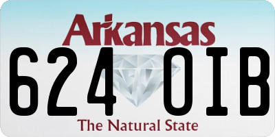 AR license plate 624OIB