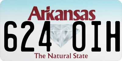 AR license plate 624OIH