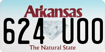 AR license plate 624UOO