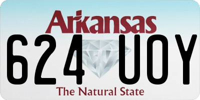 AR license plate 624UOY