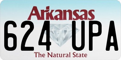 AR license plate 624UPA