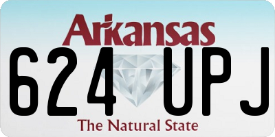 AR license plate 624UPJ