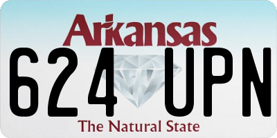 AR license plate 624UPN