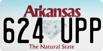 AR license plate 624UPP