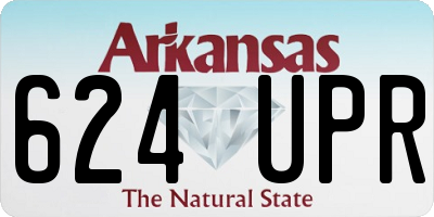 AR license plate 624UPR