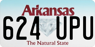 AR license plate 624UPU