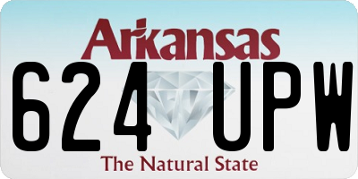 AR license plate 624UPW