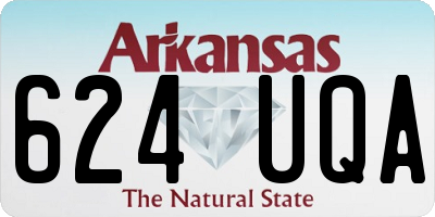 AR license plate 624UQA