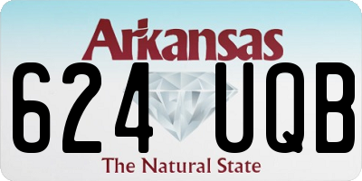 AR license plate 624UQB