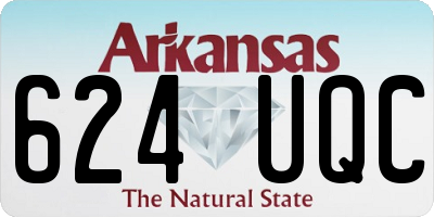 AR license plate 624UQC