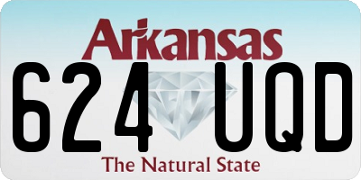 AR license plate 624UQD
