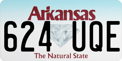 AR license plate 624UQE