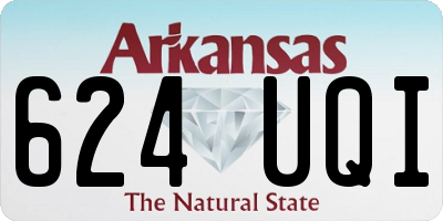 AR license plate 624UQI