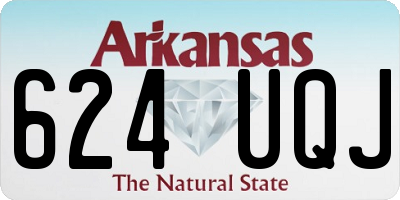 AR license plate 624UQJ