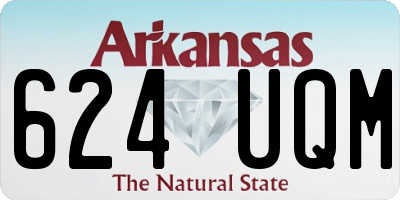 AR license plate 624UQM