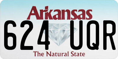 AR license plate 624UQR