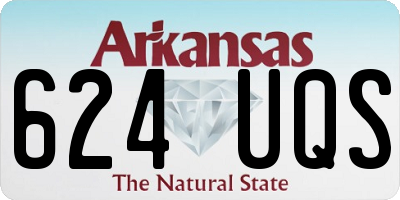 AR license plate 624UQS