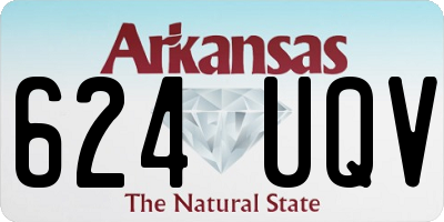 AR license plate 624UQV