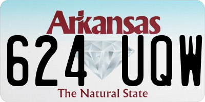 AR license plate 624UQW