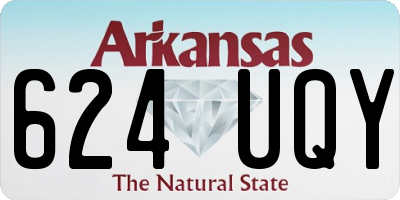 AR license plate 624UQY