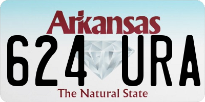 AR license plate 624URA