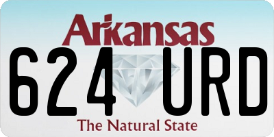 AR license plate 624URD