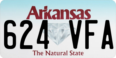AR license plate 624VFA